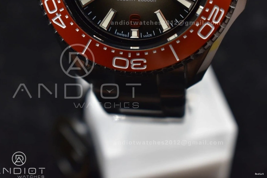 Edition Dial TF Ultra on A2824 Deep Seamaster Orange Gray Bezel SS Bracelet Ceramic 6000M Best 1:1 SS 1219
